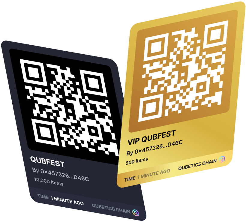 QR Code passes for QUBFEST event